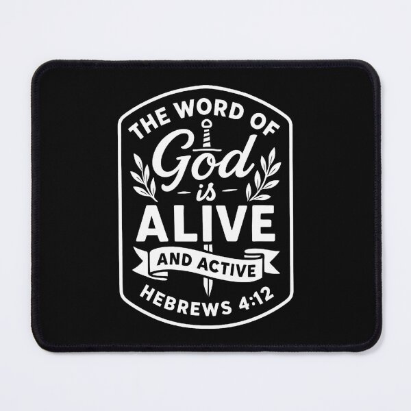 Item preview, Hebrews 4:12 For The Word of God is Alive and Active designed and sold by plushism.