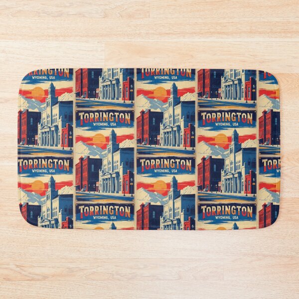 Item preview, Torrington Wyoming 1950s USA Vintage Travel Tourism designed and sold by TravelersGems.