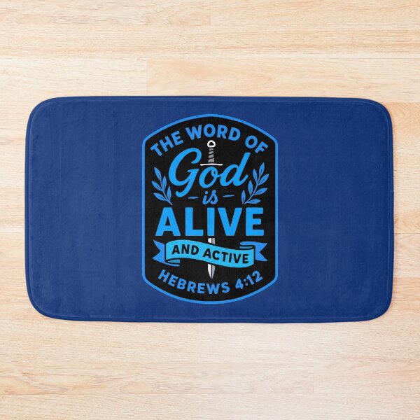 Item preview, Hebrews 4:12 For The Word of God is Alive and Active designed and sold by plushism.