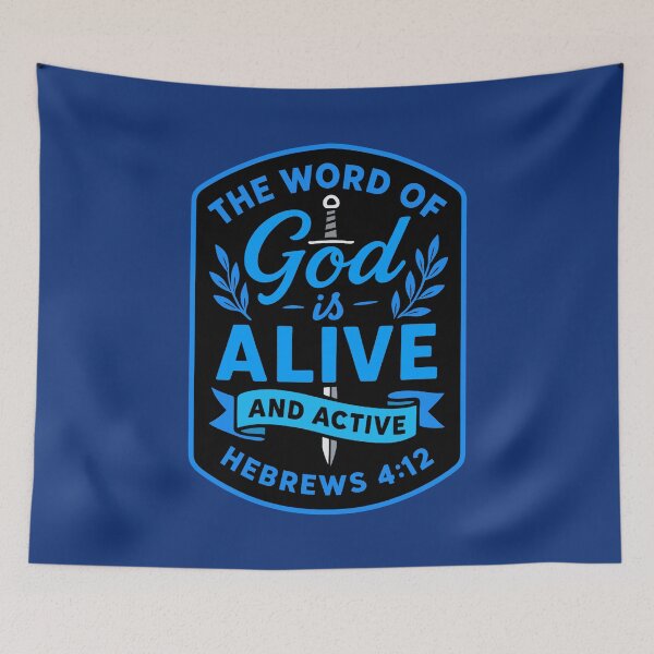 Item preview, Hebrews 4:12 For The Word of God is Alive and Active designed and sold by plushism.