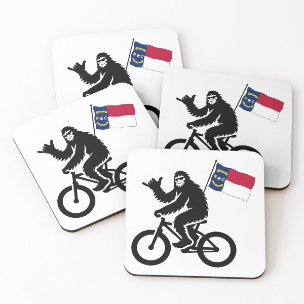 Item preview, Bigfoot Cycling North Carolina Flag designed and sold by Esskay Designs.