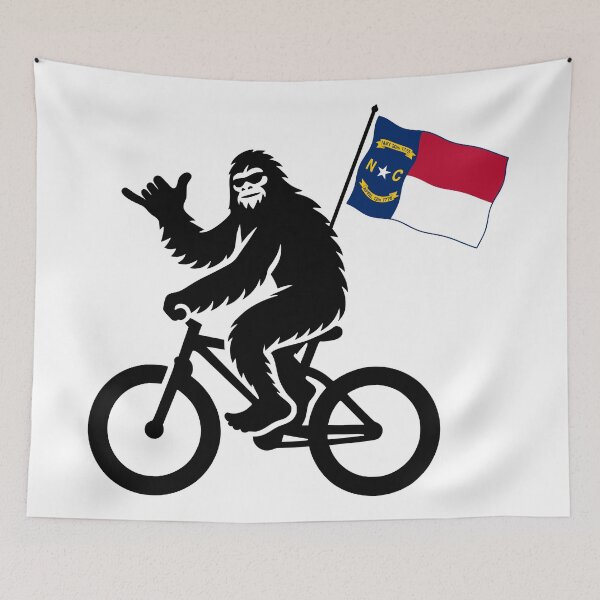 Item preview, Bigfoot Cycling North Carolina Flag designed and sold by Esskay Designs.