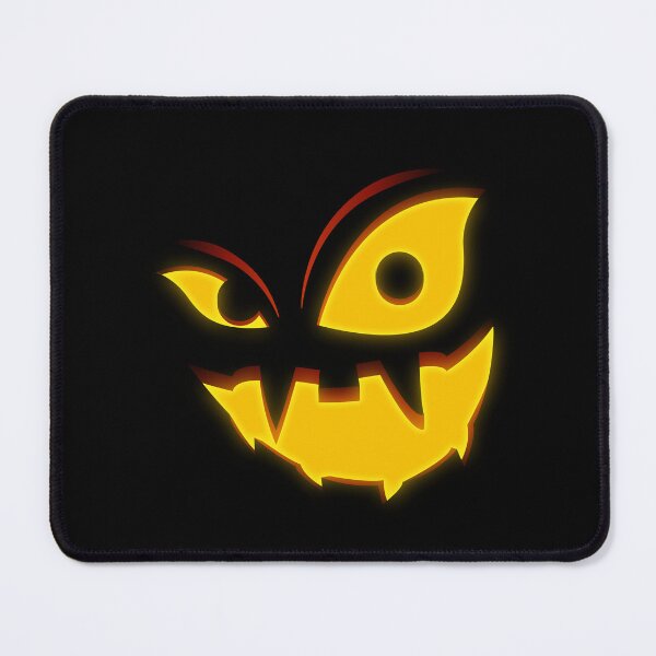 Item preview, Halloween Evil Face Sinister Look Happy Smile Creepy Jack-O’-Lantern Illustration designed and sold by MONTRIS.