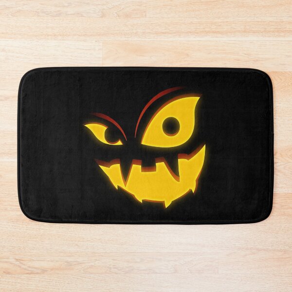 Item preview, Halloween Evil Face Sinister Look Happy Smile Creepy Jack-O’-Lantern Illustration designed and sold by MONTRIS.