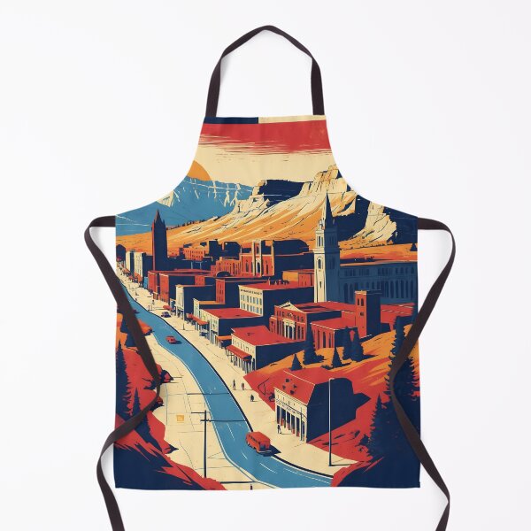 Item preview, Lander Wyoming 1950s USA Vintage Travel Tourism designed and sold by TravelersGems.