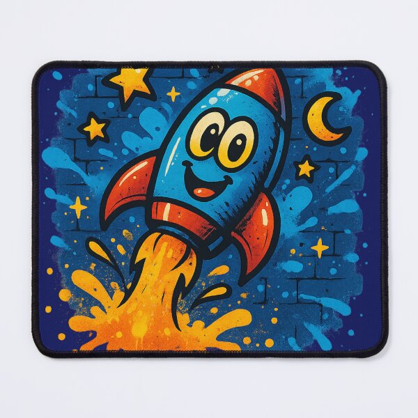 Item preview, Rocket Dreams – Reach for the Stars Graffiti Tee ? designed and sold by PastimeMastery.