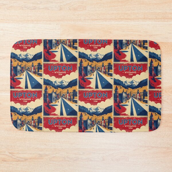 Item preview, Upton Wyoming 1950s USA Vintage Travel Tourism designed and sold by TravelersGems.