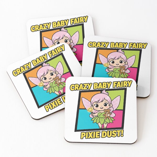 Item preview, "Crazy Baby Fairy Pixie Dust!" - Adorable Enchanted Sprite with Teddy designed and sold by RefiniCoPOD.
