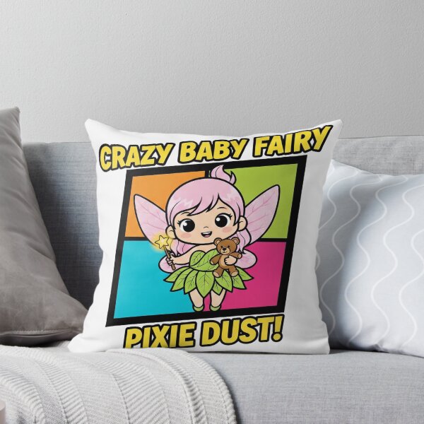 Item preview, "Crazy Baby Fairy Pixie Dust!" - Adorable Enchanted Sprite with Teddy designed and sold by RefiniCoPOD.