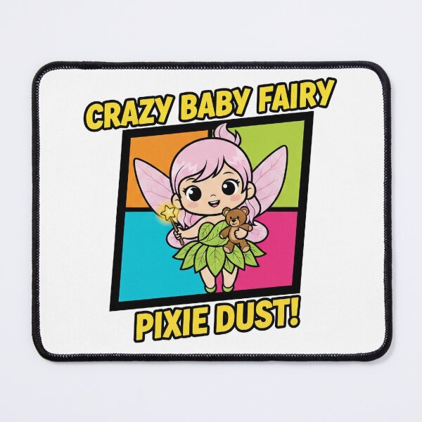 Item preview, "Crazy Baby Fairy Pixie Dust!" - Adorable Enchanted Sprite with Teddy designed and sold by RefiniCoPOD.