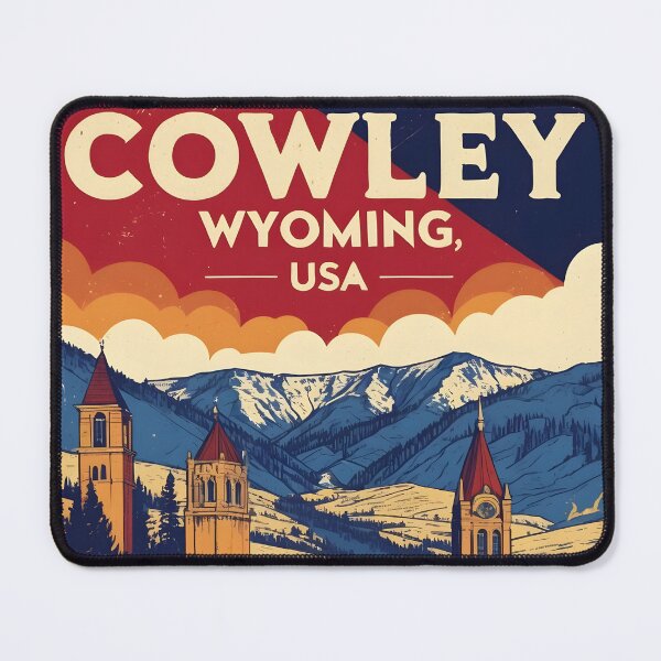 Item preview, Cowley Wyoming 1950s USA Vintage Travel Tourism designed and sold by TravelersGems.