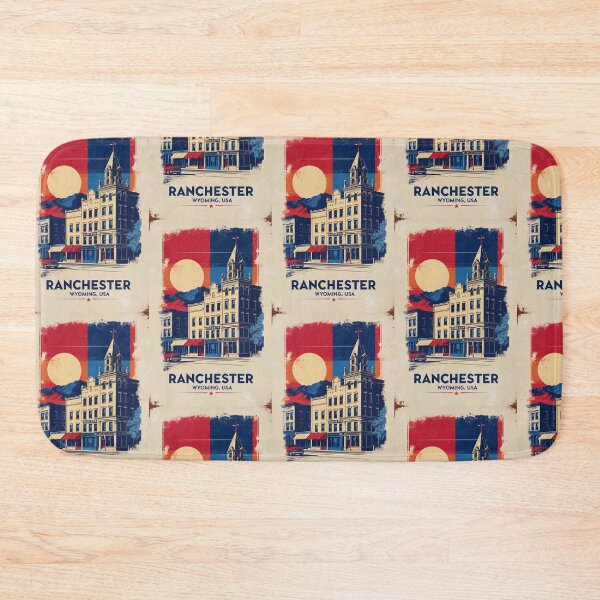 Item preview, Ranchester Wyoming 1950s USA Vintage Travel Tourism designed and sold by TravelersGems.
