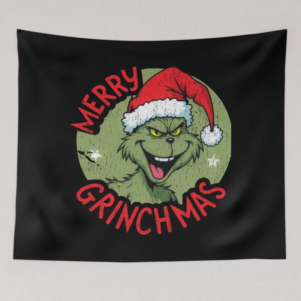 Item preview, Merry Grinchmas | Funny Christmas Grinch Illustration designed and sold by Ariella Whitney.