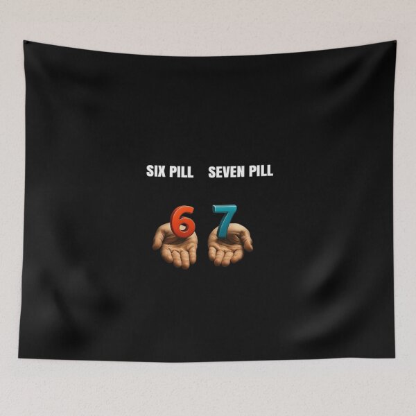 Item preview, Six 6 Seven 7 Meme designed and sold by NateSells.