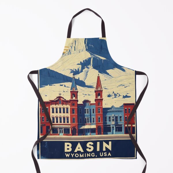 Item preview, Basin Wyoming 1950s USA Vintage Travel Tourism designed and sold by TravelersGems.