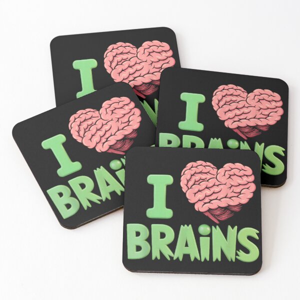 Item preview, I Love Brains Zombie Heart Anatomy Funny Halloween Science Graphic designed and sold by AnsadoWinu.