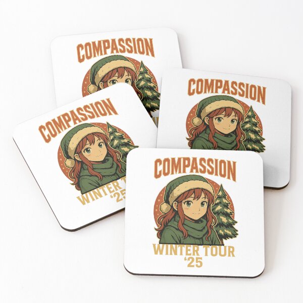 Item preview, Compassion Winter Tour 25 - Gift for Kind Hearts Christmas Anime Art designed and sold by Jarminis.