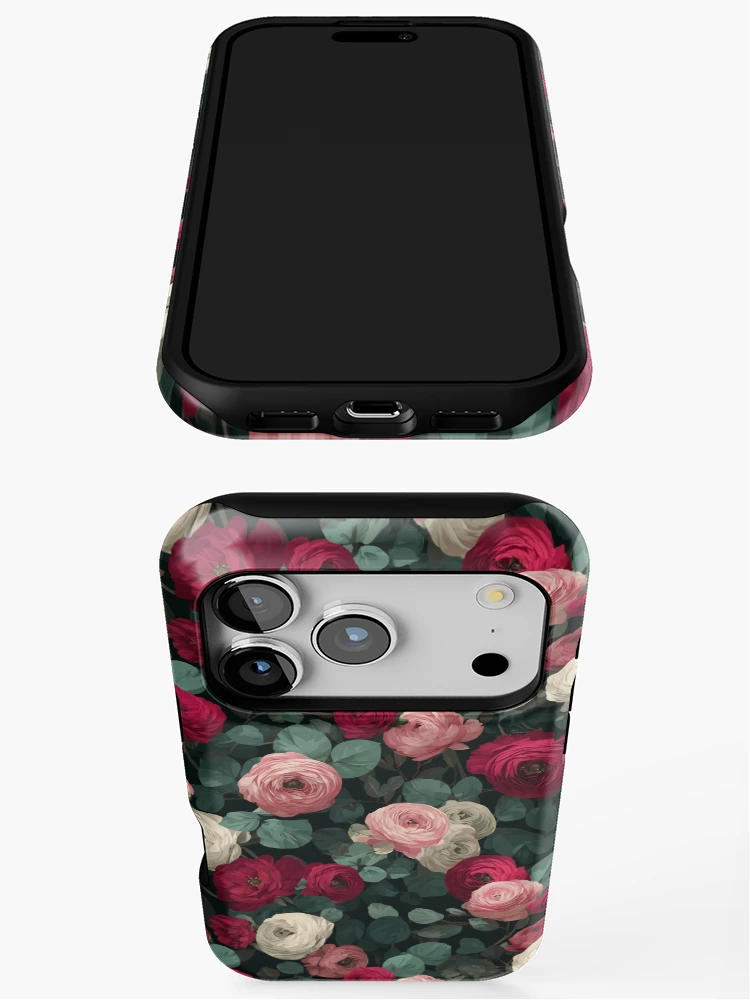 Thumbnail 3 of 4, iPhone Case, Unique Stunning Ranunculus Pattern For Ranunculus Fan designed and sold by RoyalStarsPatts.