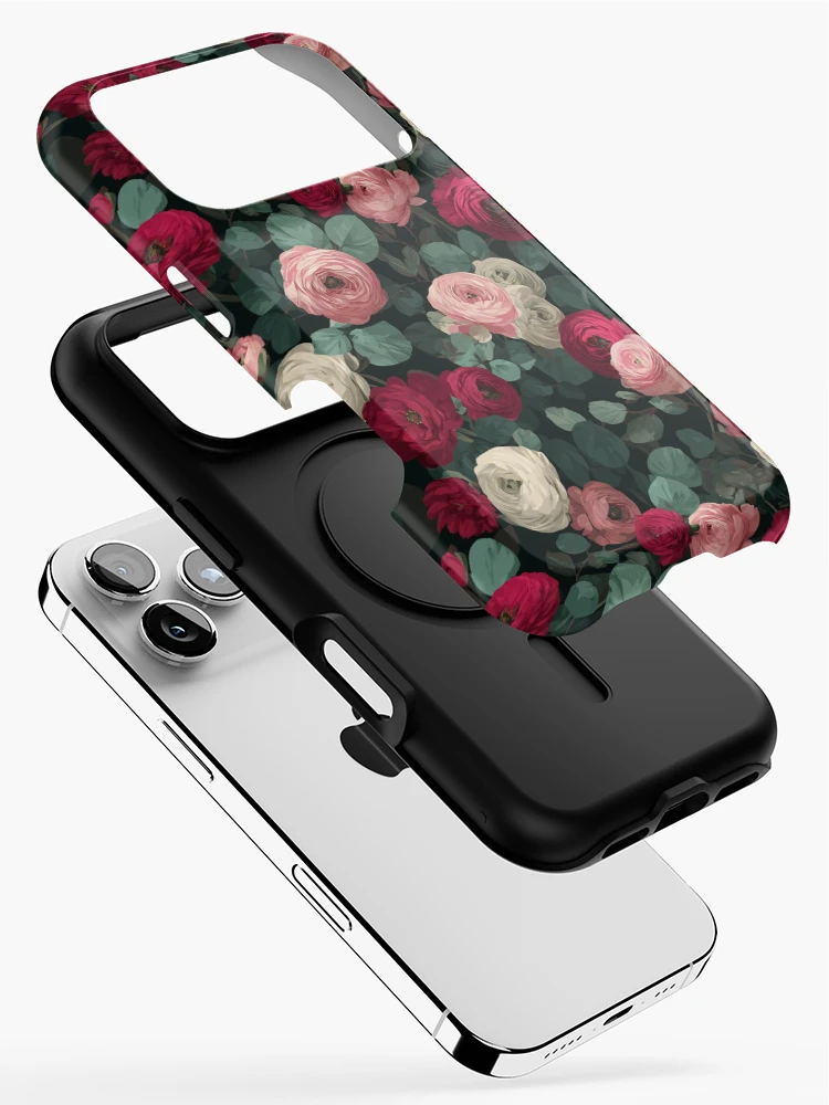 Thumbnail 2 of 4, iPhone Case, Unique Stunning Ranunculus Pattern For Ranunculus Fan designed and sold by RoyalStarsPatts.