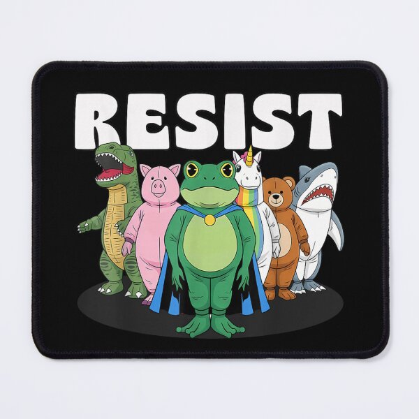 Item preview, Resist Group of Animals in Costumes Dinosaur Pig Frog Unicorn Shark designed and sold by LittleNhutton.