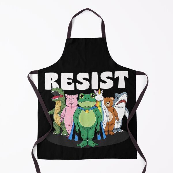 Item preview, Resist Group of Animals in Costumes Dinosaur Pig Frog Unicorn Shark designed and sold by LittleNhutton.