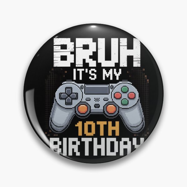 Artikelvorschau, Bruder, es ist mein 10. Geburtstag, Videospieler-Kind wird 10 Jahre alt entworfen und verkauft von HuValverdeArt.