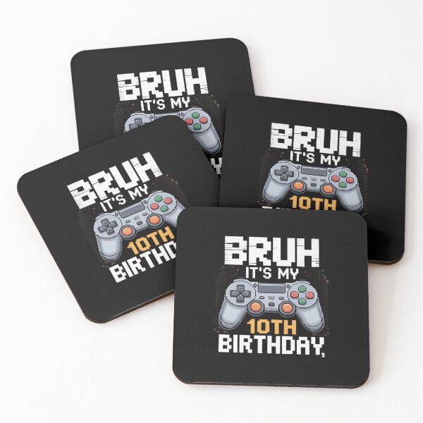 Item preview, Bruh It's My 10th Birthday Video Gamer Kid Turning 10 Years  designed and sold by HuValverdeArt.