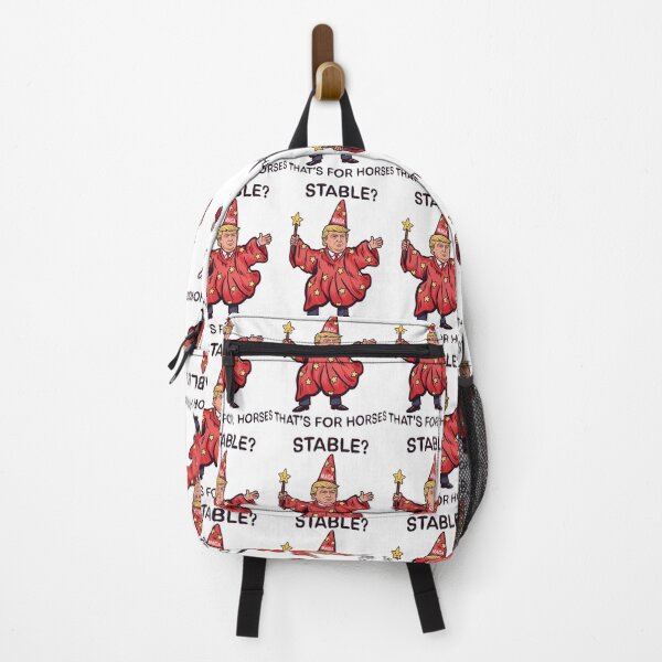 Item preview, Stable Idiot, Donald trump, King, No Kings, funnyfits70, Humor, Funny, retro, vintages, funny quotes, animal humor, designed and sold by FunnyFits70.