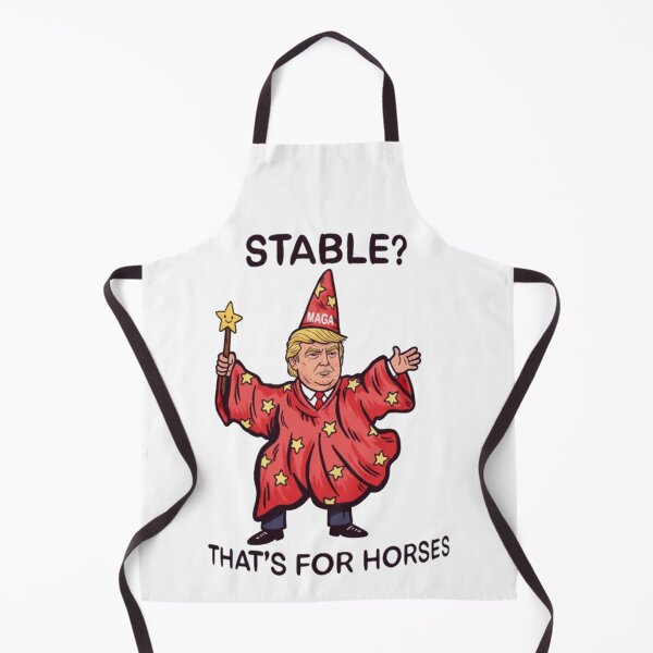 Item preview, Stable Idiot, Donald trump, King, No Kings, funnyfits70, Humor, Funny, retro, vintages, funny quotes, animal humor, designed and sold by FunnyFits70.