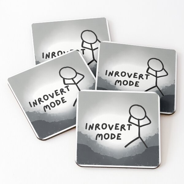 Item preview, Introvert Mode Stickfigure designed and sold by TRLKeownArt.
