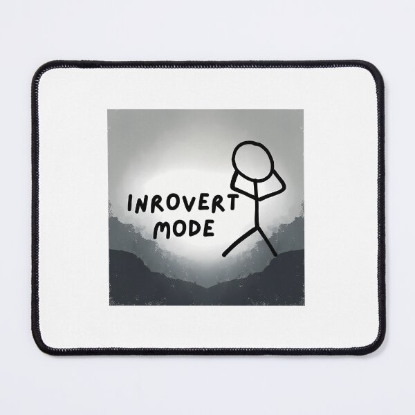 Item preview, Introvert Mode Stickfigure designed and sold by TRLKeownArt.