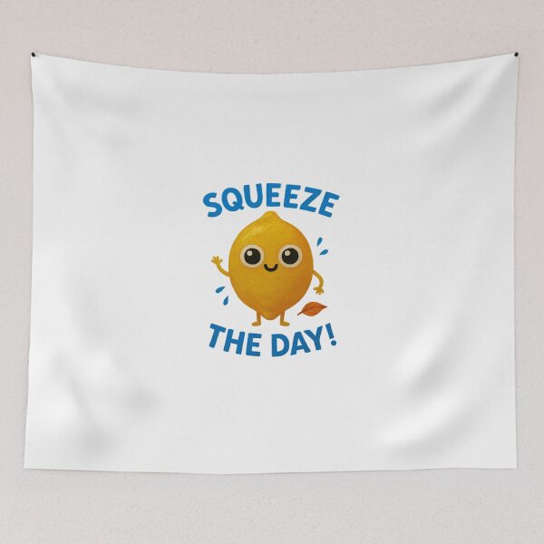 Item preview, Squeeze The Day Cute Lemon Design designed and sold by Liv Solara.