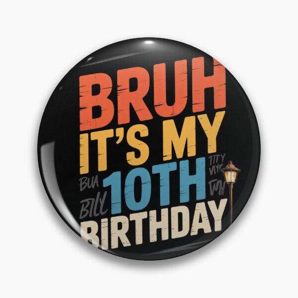 Artikelvorschau, Bruder, es ist mein 10. Geburtstag, 10 Jahre altes Geburtstagskind entworfen und verkauft von HuValverdeArt.