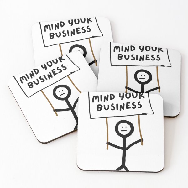 Item preview, Mind Your Business  designed and sold by TRLKeownArt.