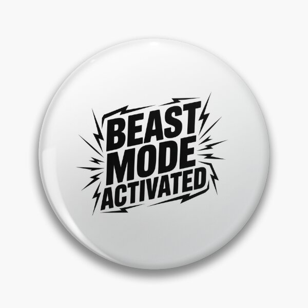 Item preview, Beast Mode Activated - Strong Typography & Bold BW T designed and sold by Reichcorp.