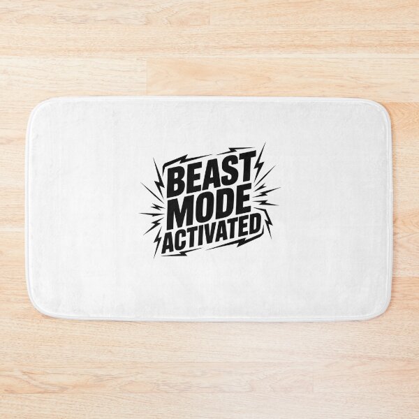Item preview, Beast Mode Activated - Strong Typography & Bold BW T designed and sold by Reichcorp.