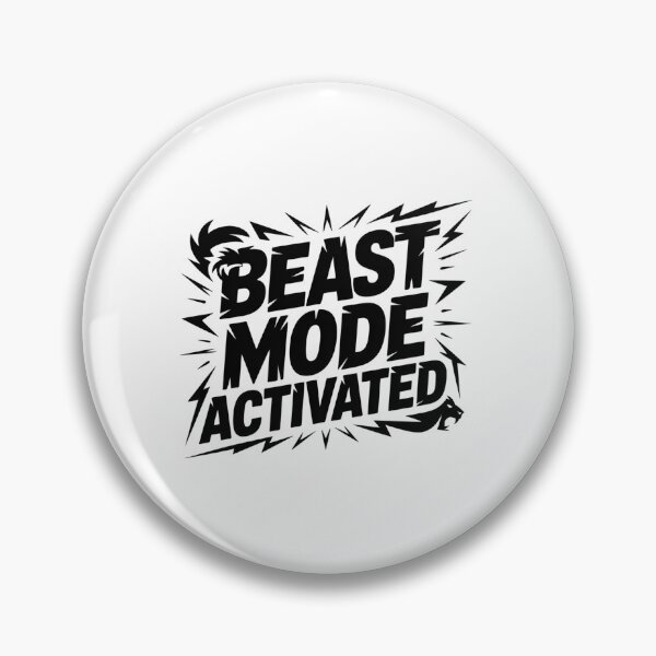 Item preview, Beast Mode Activated - Strong Typography & Bold BW T designed and sold by Reichcorp.