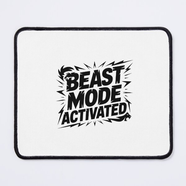 Item preview, Beast Mode Activated - Strong Typography & Bold BW T designed and sold by Reichcorp.