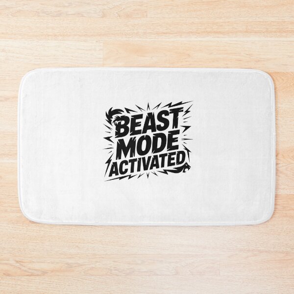 Item preview, Beast Mode Activated - Strong Typography & Bold BW T designed and sold by Reichcorp.