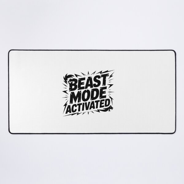Item preview, Beast Mode Activated - Strong Typography & Bold BW T designed and sold by Reichcorp.