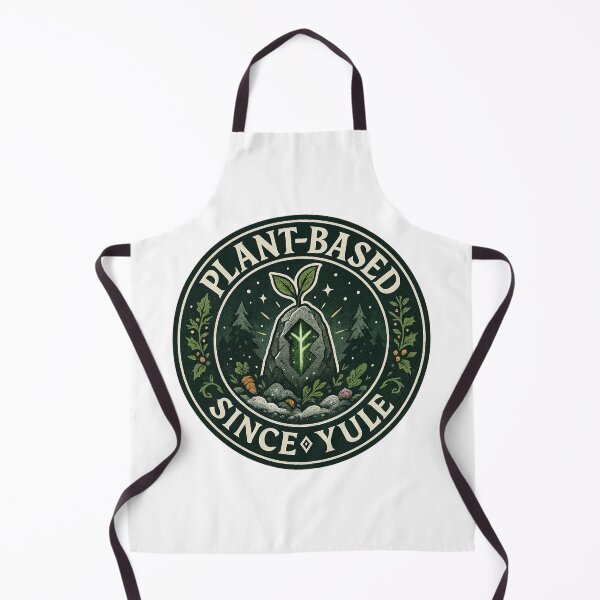 Item preview, Plant Based Since Yule - Gift for Vegan Christmas Winter Solstice Art designed and sold by Jarminis.