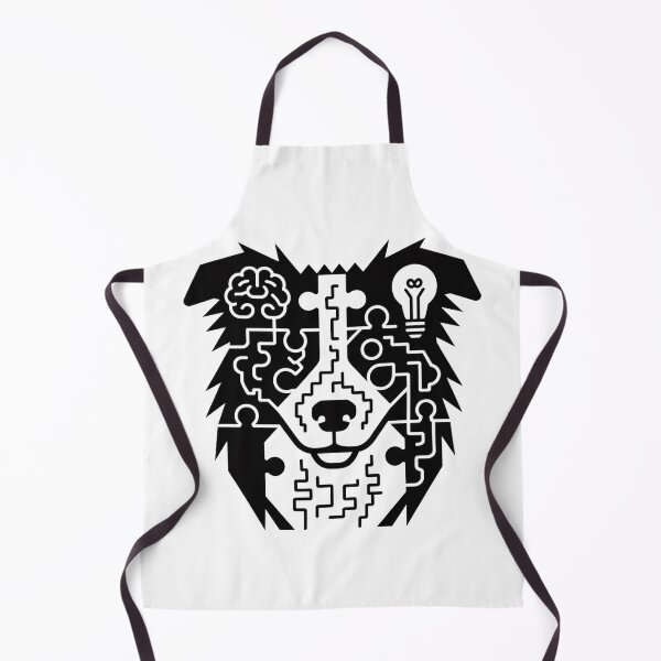 Item preview, Border Collie Intelligence Geometric Smart Design Puzzle T-Shirt designed and sold by Reichcorp.