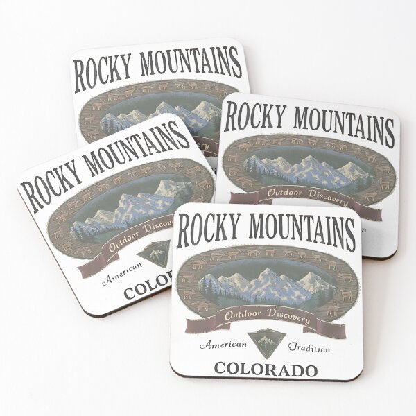 Item preview, Vintage Rocky Mountains designed and sold by dianadouri.