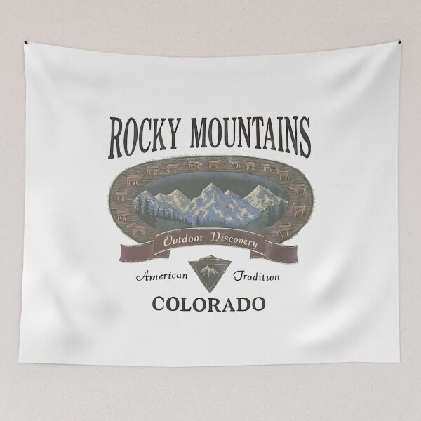 Item preview, Vintage Rocky Mountains designed and sold by dianadouri.