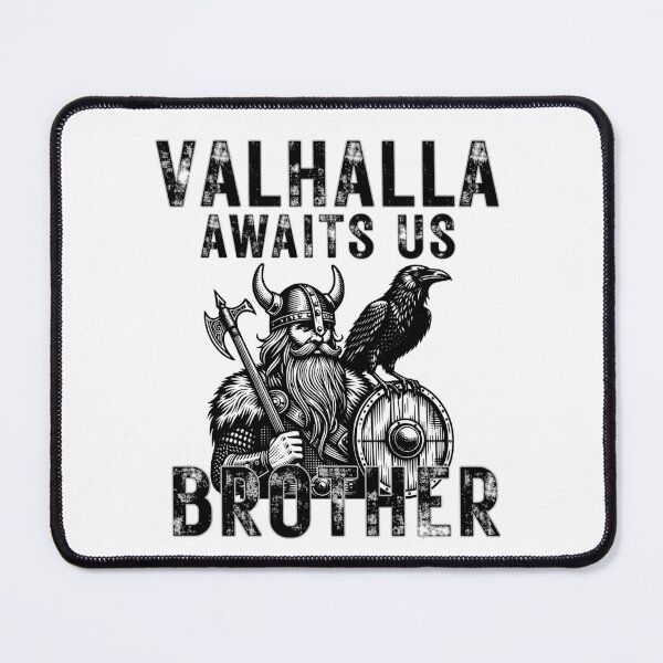 Item preview, Valhalla Awaits – Viking Warrior Design designed and sold by SVALANART.
