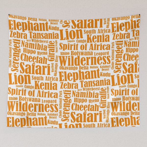 Item preview, Africa Continent Adventure Wildlife Wildlife designed and sold by Helen-Storm.