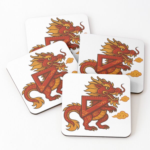 Item preview, Chinese Geometric Dinosaur (中国几何恐龙) designed and sold by BurgerOddity & Gli Angoli Rettili.