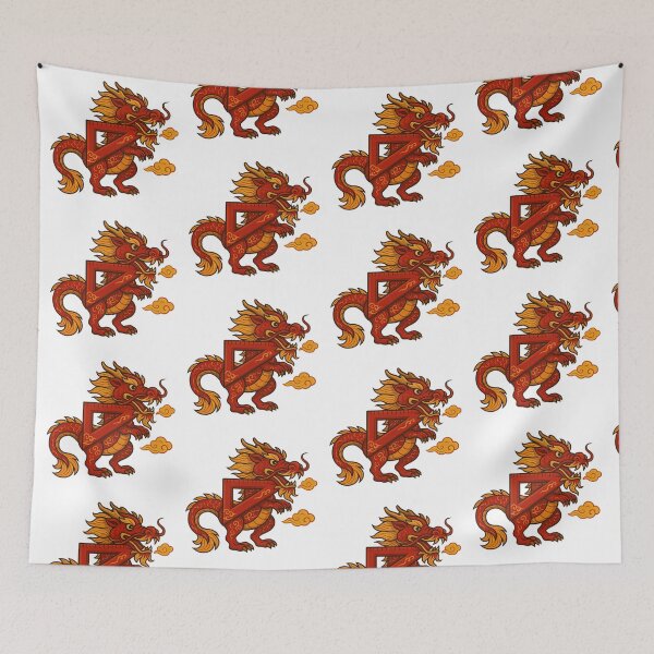 Item preview, Chinese Geometric Dinosaur (中国几何恐龙) designed and sold by BurgerOddity & Gli Angoli Rettili.