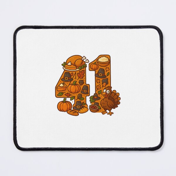 Item preview, Thanksgiving Number 41 – Cartoon Turkey and Holiday Food Design designed and sold by DailyDrivesct.