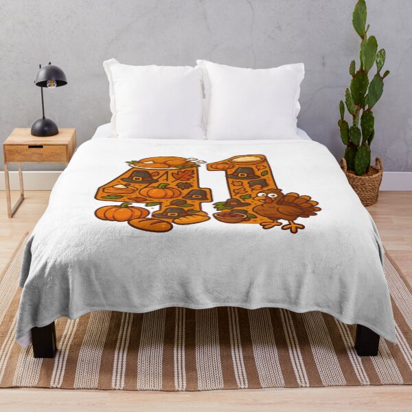 Item preview, Thanksgiving Number 41 – Cartoon Turkey and Holiday Food Design designed and sold by DailyDrivesct.